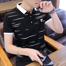 浩遠 短袖 男士T恤 827-黑色 