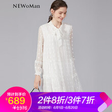 紐歐曼（Newoman） 圓點 圓環(huán) 連衣裙