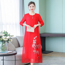 減齡印花連衣裙，打造優(yōu)雅小仙女