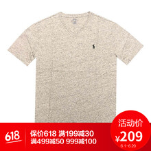 Polo Ralph Lauren 短袖 男士T恤 GREY HTR灰色 