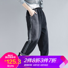加絨小腳牛仔褲，讓你愛上吃雞