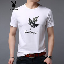 花花公子（PLAYBOY ESTABLISHED 1953） 短袖 男士T恤 7623上青 