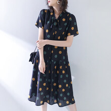 純色荷葉袖，微胖妹子的夏日福音