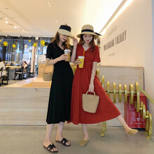 微胖女神，純色連衣裙讓你美美噠