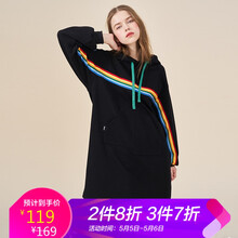 彩色條紋裙子