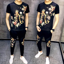 恒潮（HengChao） 短袖 男士T恤 黑色TZ403 