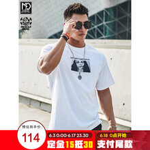 MUSCLEDOG 短袖 男士T恤 白色（S.XL預(yù)售5.19發(fā)貨） 