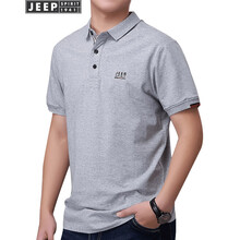 吉普（JEEP） 短袖 男士T恤 灰色 XL，L，M，XXXL，XXL