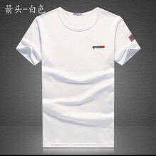 deciuhlae 短袖 男士T恤 箭頭-白色 