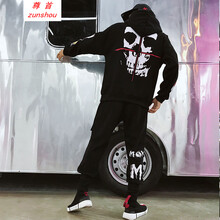 尊首（ZUNSHOU） 長(zhǎng)袖 男士T恤 黑色 M