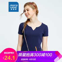真維斯（Jeanswest）  短袖 T恤 女 V領(lǐng)