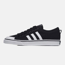阿迪達(dá)斯（Adidas）板鞋CQ23321號(hào)黑色+亮白 