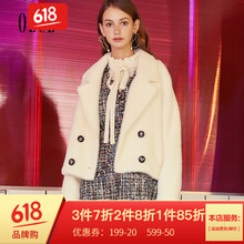 毛絨外套秋冬女短
