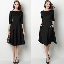 性感露肩裙，打造優(yōu)雅女神