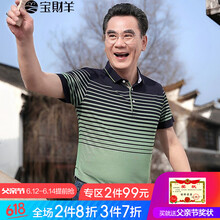 寶財羊 短袖 男士T恤 139綠色 