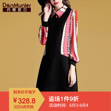 連衣裙紅黑