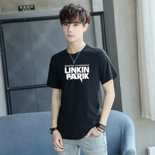 未知 短袖 男士T恤 linkin park黑色 
