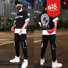 蒙思奇 短袖 男士T恤 TZ392黑色 