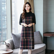 翻領(lǐng)連衣裙，微胖妹子的福音