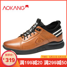 奧康（Aokang）男士黃棕183450010 38