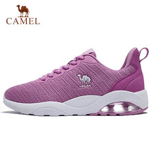 駱駝（CAMEL）跑步鞋藕紫色女款,A83318638 
