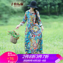 民族風(fēng)春季連衣裙