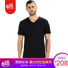 湯美費格（Tommy Hilfiger） 短袖 男士T恤 012 黑 