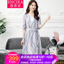 清新條紋連衣裙，打造性感女神