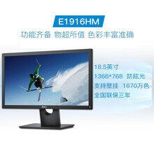 戴爾（DELL） E1916HM 20.7英寸及以下 顯示器