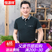 恒源祥 短袖 男士T恤 SD-8709 綠色 