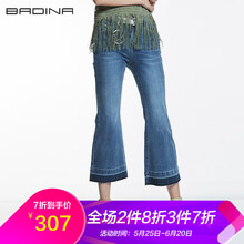 牛仔褲穿搭，微胖妹子的福音