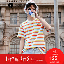 gxg.jeans 短袖 男士T恤 彩條紋 