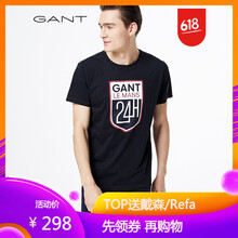 GANT 短袖 男士T恤 5-黑色 