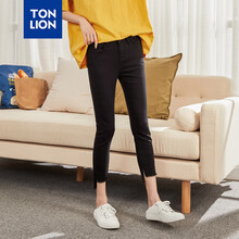唐獅（TonLion） 自然腰 鉛筆褲/小腳褲 女 九分褲 牛仔褲