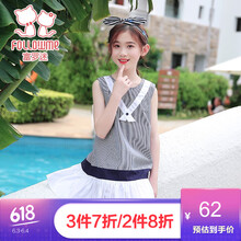 女童棉質(zhì)連衣裙韓版