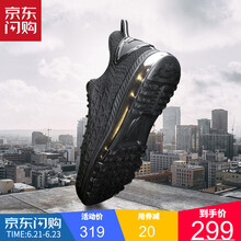 安踏（ANTA）跑步鞋黑/亮金-4 44，39，40.5，40，42.5，42，44.5，43