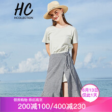 Hcollection 格子 綁帶 連衣裙