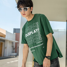 DUEPLAY 短袖 男士T恤 綠色 