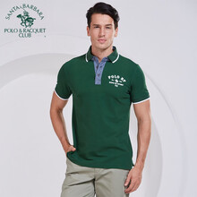 圣大保羅（POLO&RACQUET CLUB） 短袖 男士T恤 軍綠色P7 