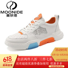 莫奈德（MOONIDE）男士白色 38，39，40，41，42，43