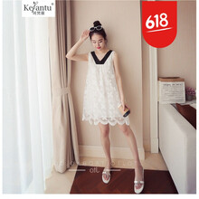 甜美減齡，雪紡連衣裙打造少女風(fēng)