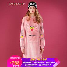 拉拉波波（LALABOBO） 卡通動(dòng)漫，字母 口袋 連衣裙