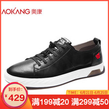 奧康（Aokang）男士黑色481332019 38
