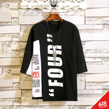 遙渠（YAO QU） 短袖 男士T恤 B1183黑色上衣 S，XL，L，XXL，M，XXXL