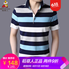 稻草人（mexican） 短袖 男士T恤 DWLSJ7658藍色 