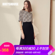 Roey s house  拼接，拉链 连衣裙