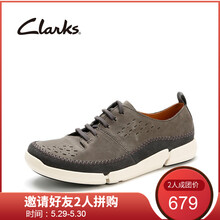 Clarks男士灰色（261272047） 44，39.5，43.5，42