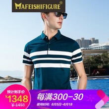 MAFEISHIFIGURE 短袖 男士T恤 墨綠 