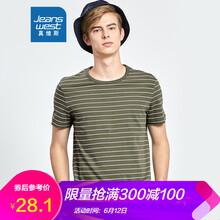 真維斯（Jeanswest） 短袖 男士T恤 青綠色2760 