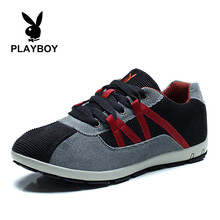 花花公子（PLAYBOY）男士深灰/棗紅（加棉款）   41